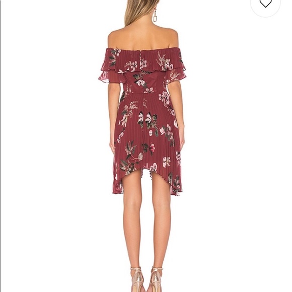 NWOT Keepsake Last Dance ruffle offshoulder dress - Picture 4 of 15